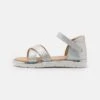 Friboo Holographic Leather - Sandalias - Silver