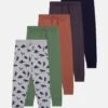 Friboo Unisex 5 Pack - Pantalones Deportivos - Multi-Coloured/Blue/Green