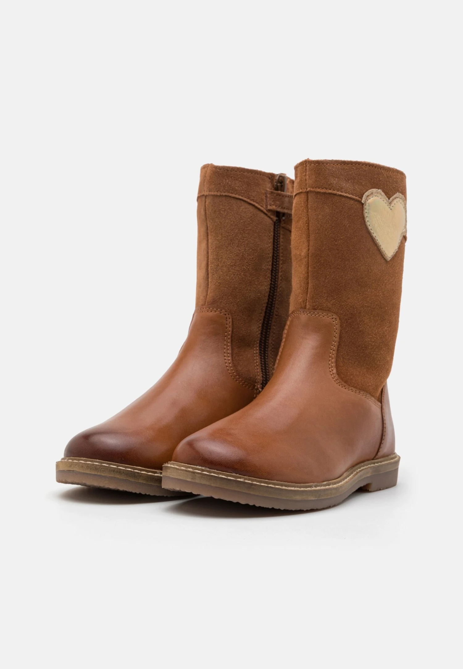 Friboo Leather - Botas - Cognac 2 Friboo Leather - Botas - Cognac - Imagen 2