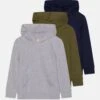 Friboo 3 Pack - Jersey Con Capucha - Grey/Green/Blue