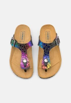 Friboo Sandalias De Dedo - Dark Blue -Moda Tienda 41185bef7e9b4c89a1f114131abc2420