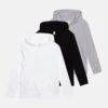 Friboo 3 Pack - Jersey Con Capucha - Multi-Coloured/ Black/Grey