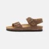 Friboo Leather - Sandalias - Brown