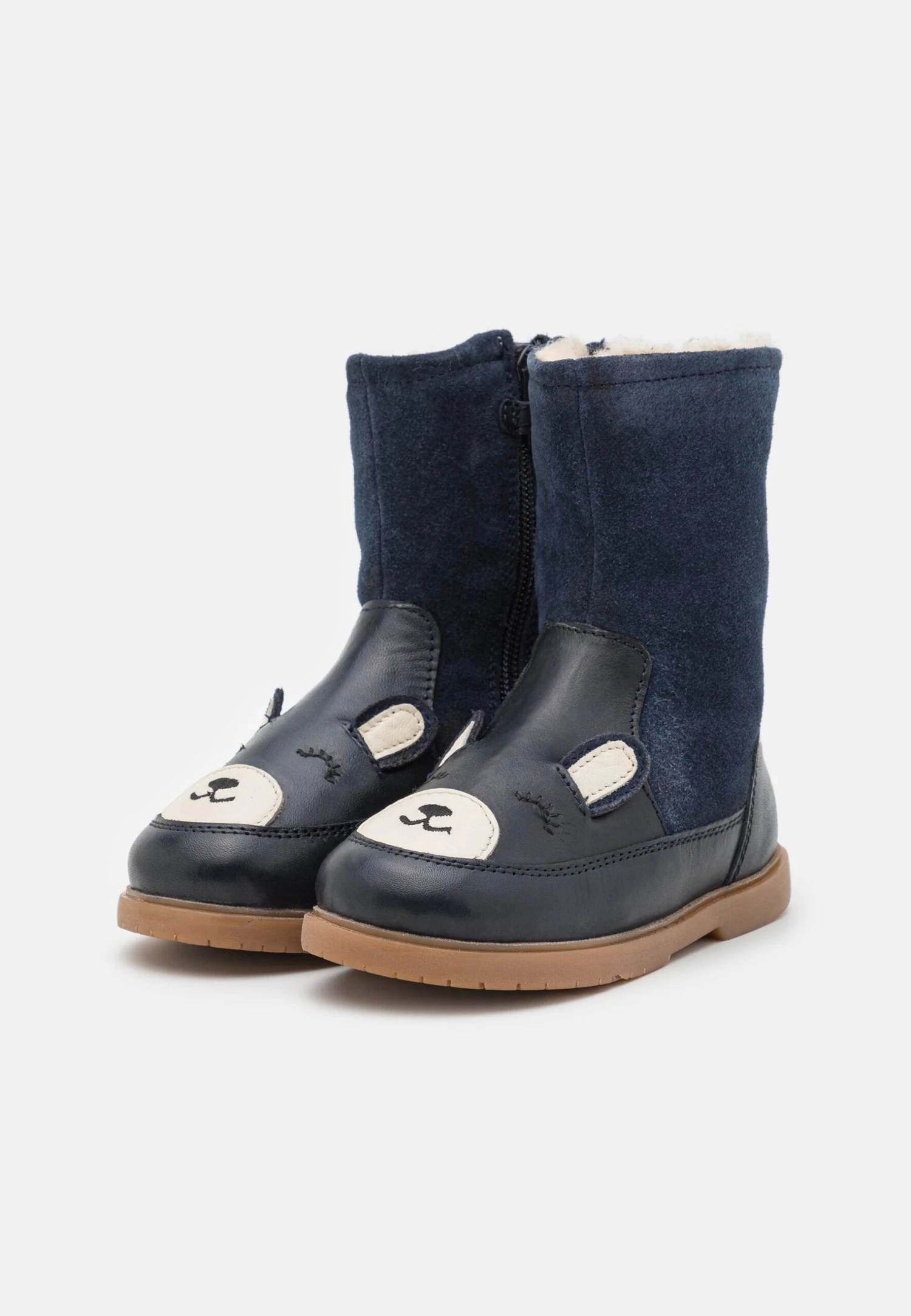 Friboo Leather - Botas Para La Nieve - Dark Blue 2 Friboo Leather - Botas Para La Nieve - Dark Blue - Imagen 2