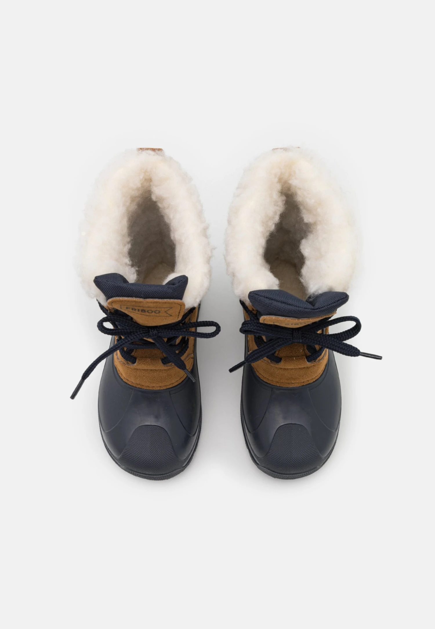 Friboo Botas Con Cordones - Beige 3 Friboo Botas Con Cordones - Beige - Imagen 3