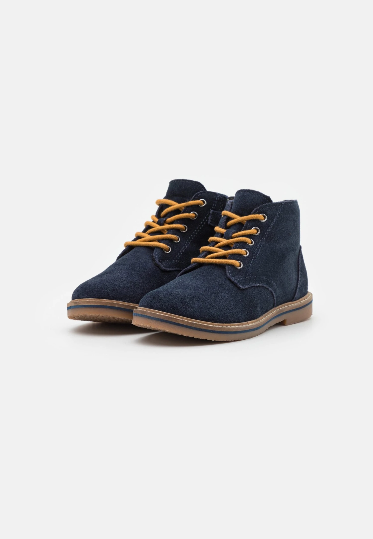 Friboo Leather - Botines Con Cordones - Dark Blue 2 Friboo Leather - Botines Con Cordones - Dark Blue - Imagen 2
