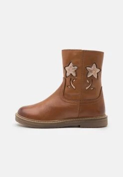 Friboo Leather - Botines - Cognac