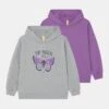 Friboo Hoodie 2 Pack - Sudadera - Purple/Light Grey