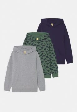 Friboo Hoodie 3 Pack - Sudadera - Blue/Olive/Light Grey