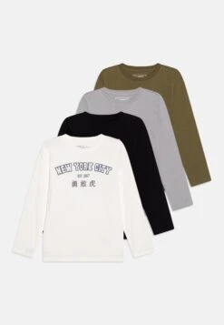 Friboo 4 Pack - Camiseta De Manga Larga - Multi-Coloured