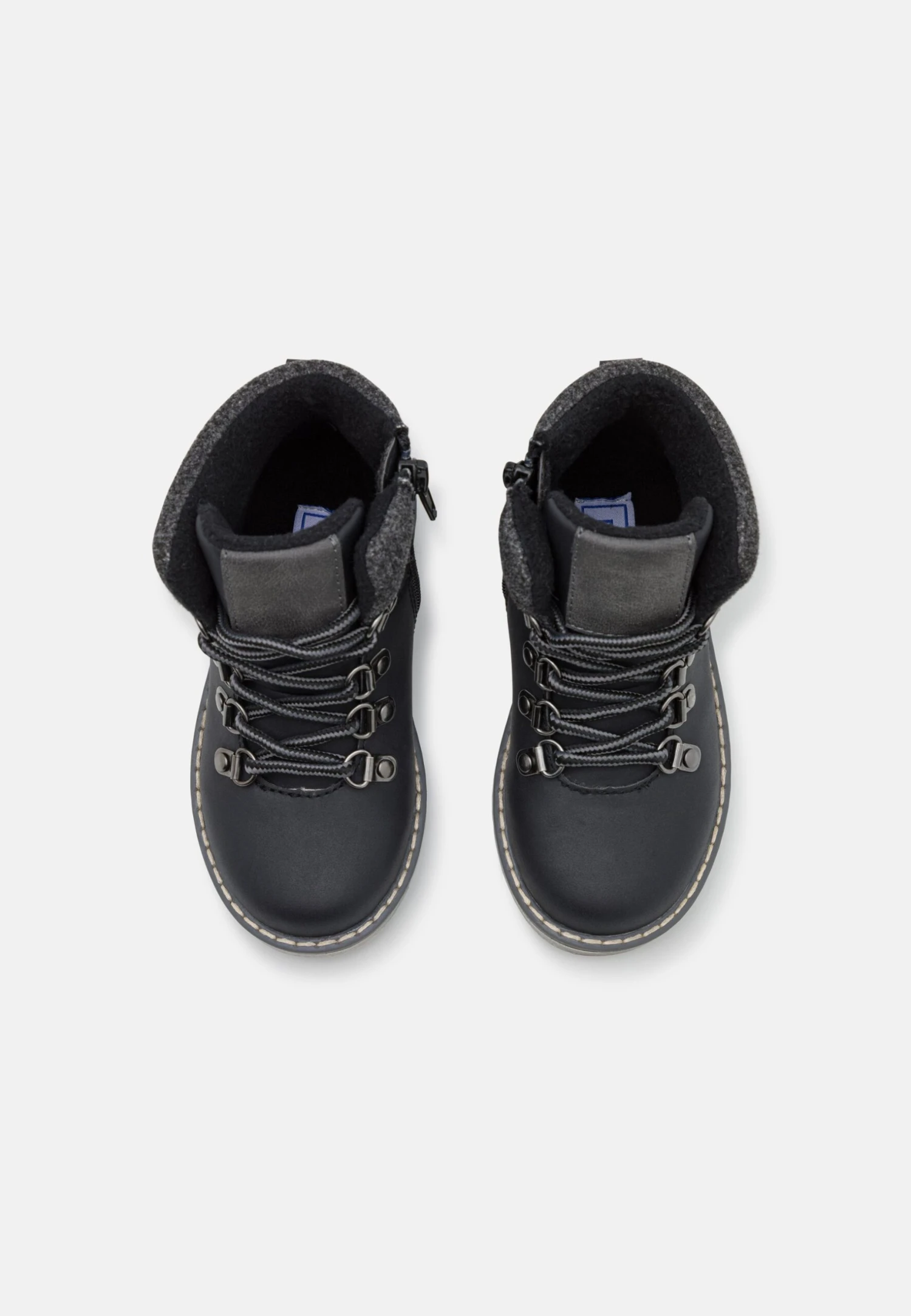 Friboo Botines Con Cordones - Black 4 Friboo Botines Con Cordones - Black - Imagen 4