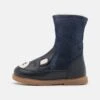 Friboo Leather - Botas Para La Nieve - Dark Blue