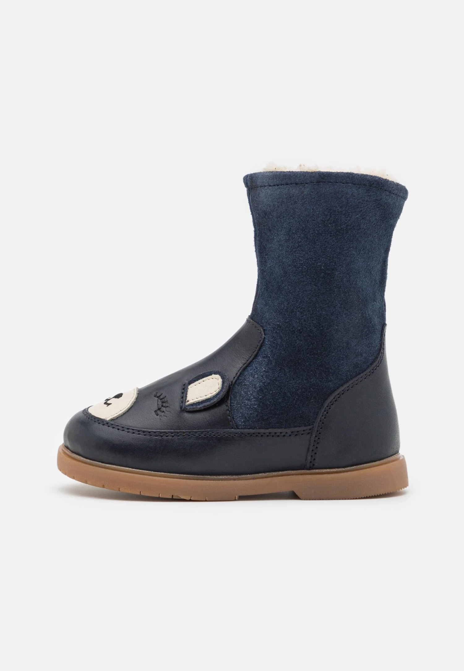 Friboo Leather - Botas Para La Nieve - Dark Blue 1 Friboo Leather - Botas Para La Nieve - Dark Blue
