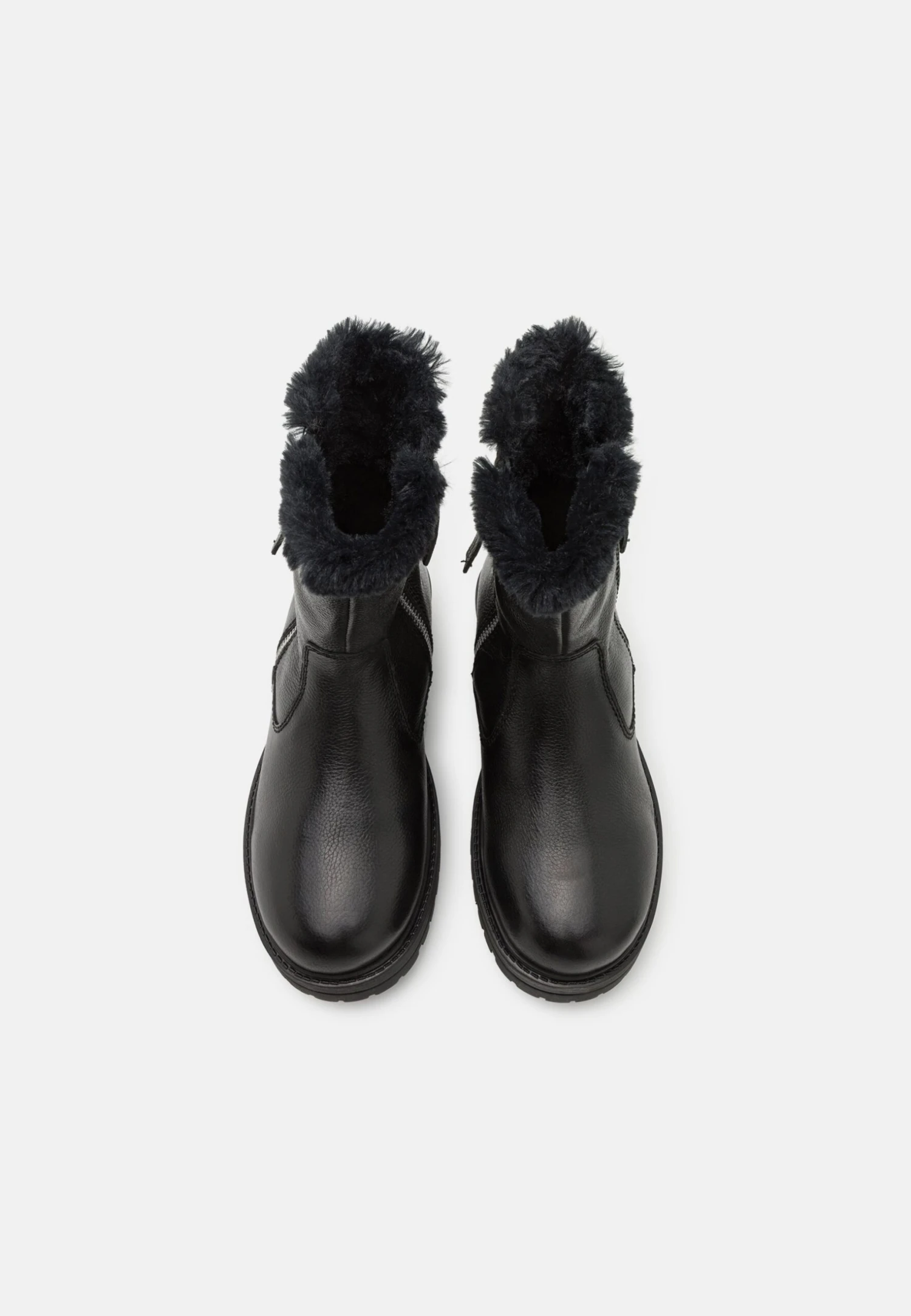 Friboo Leather - Botas Para La Nieve - Black 4 Friboo Leather - Botas Para La Nieve - Black - Imagen 4