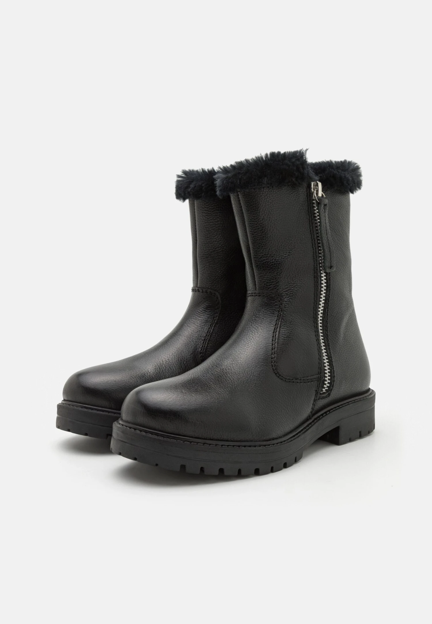 Friboo Leather - Botas Para La Nieve - Black 2 Friboo Leather - Botas Para La Nieve - Black - Imagen 2